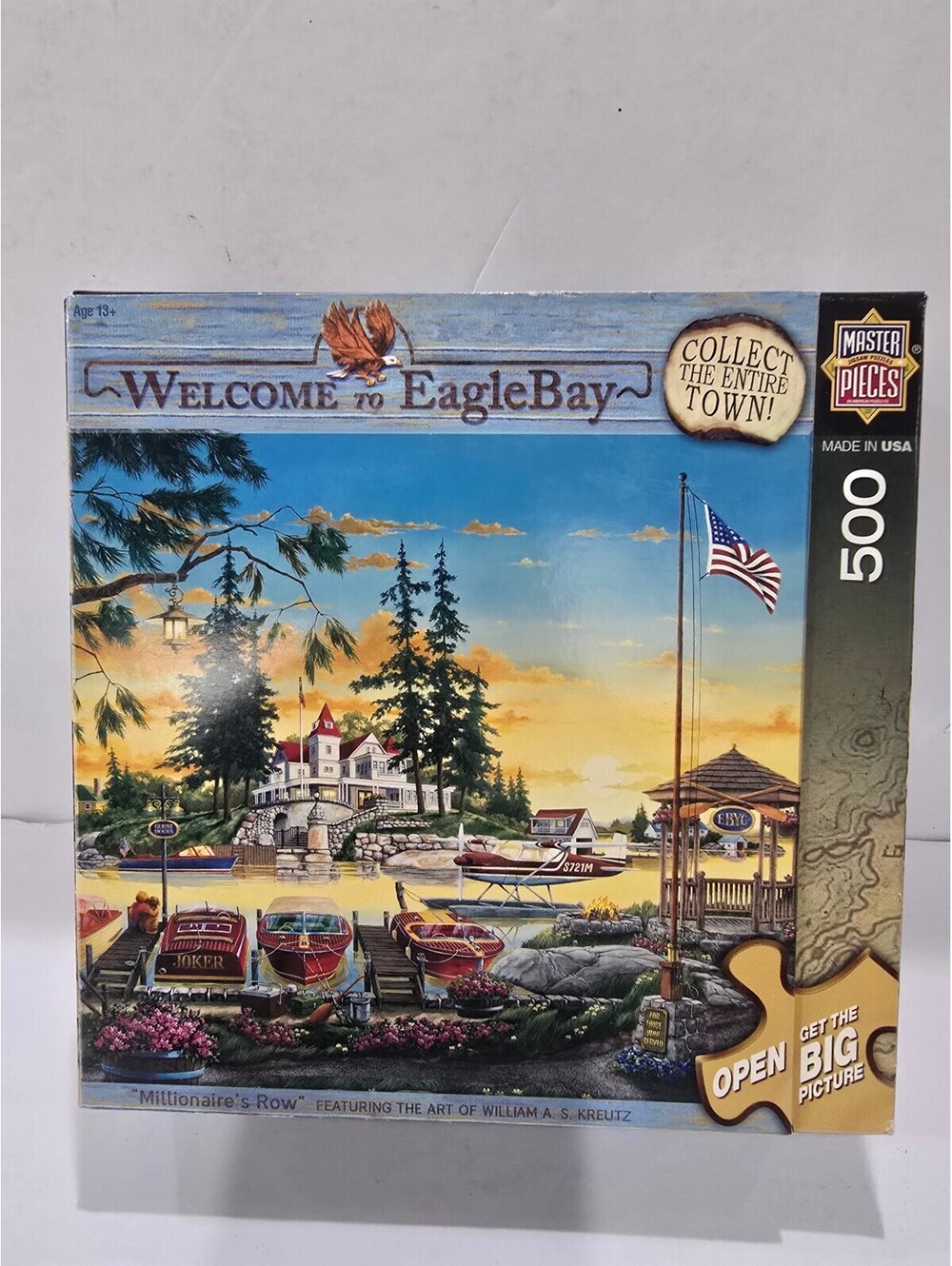 MasterPieces Welcome to Eagle Bay 500 Piece Jigsaw Puzzle Millionaire's Row